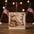 Patriotic Bear Bookmark