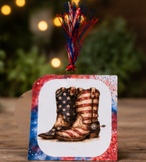 Cowboy Boots Bookmark